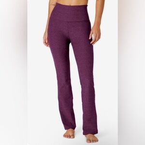 Beyond Yoga Women’s Spacedye Practice Pants Flare Boysenberry Purple Medium